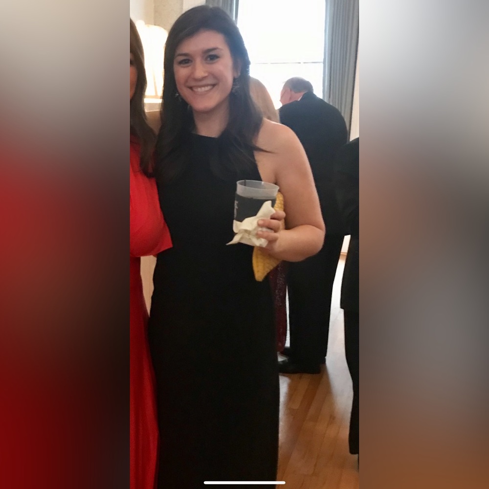 Pretty little thing long black dress